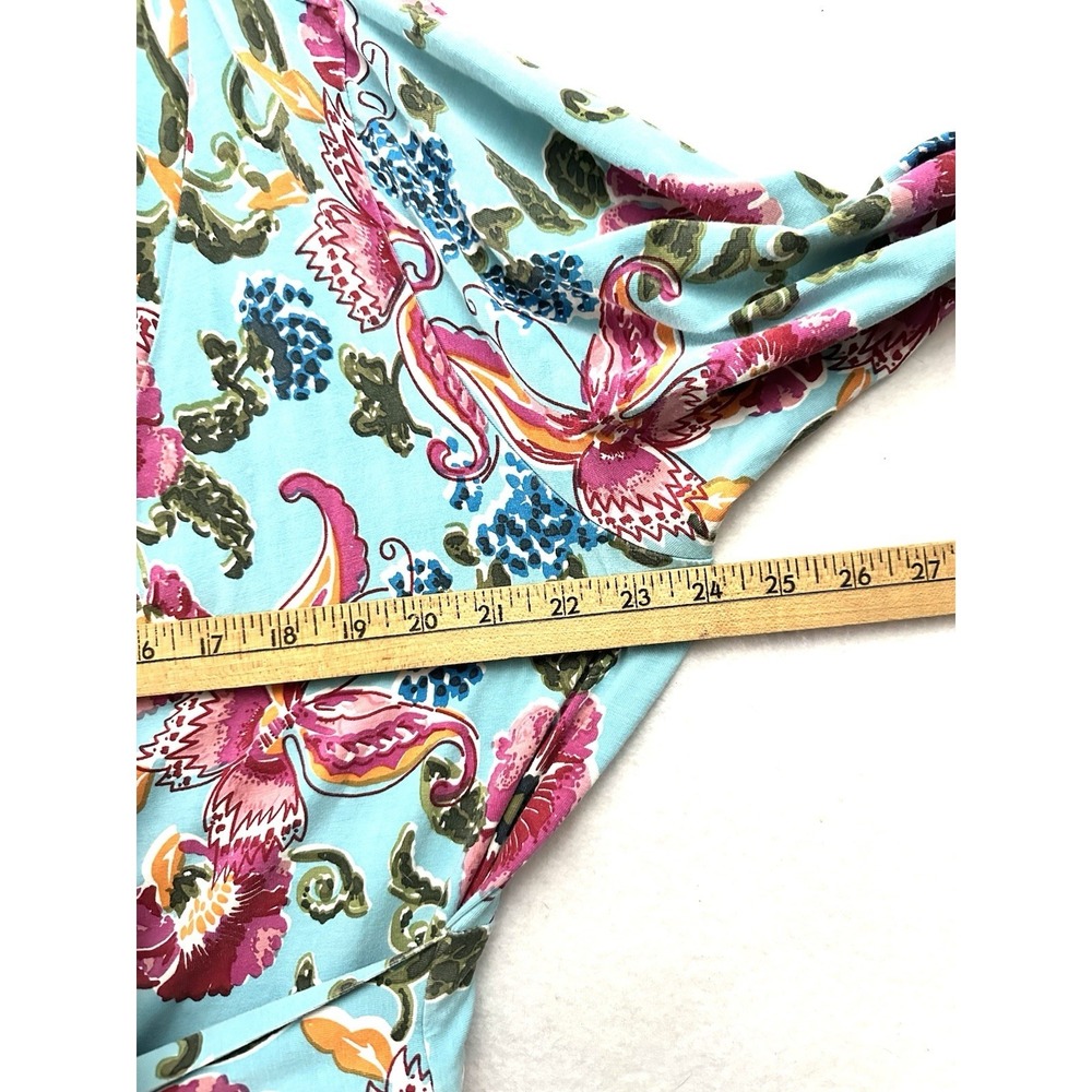 Baby Be Mine L/XL Maternity Nursing Robe Isabella Floral Belted Pockets - Picture 9 of 12